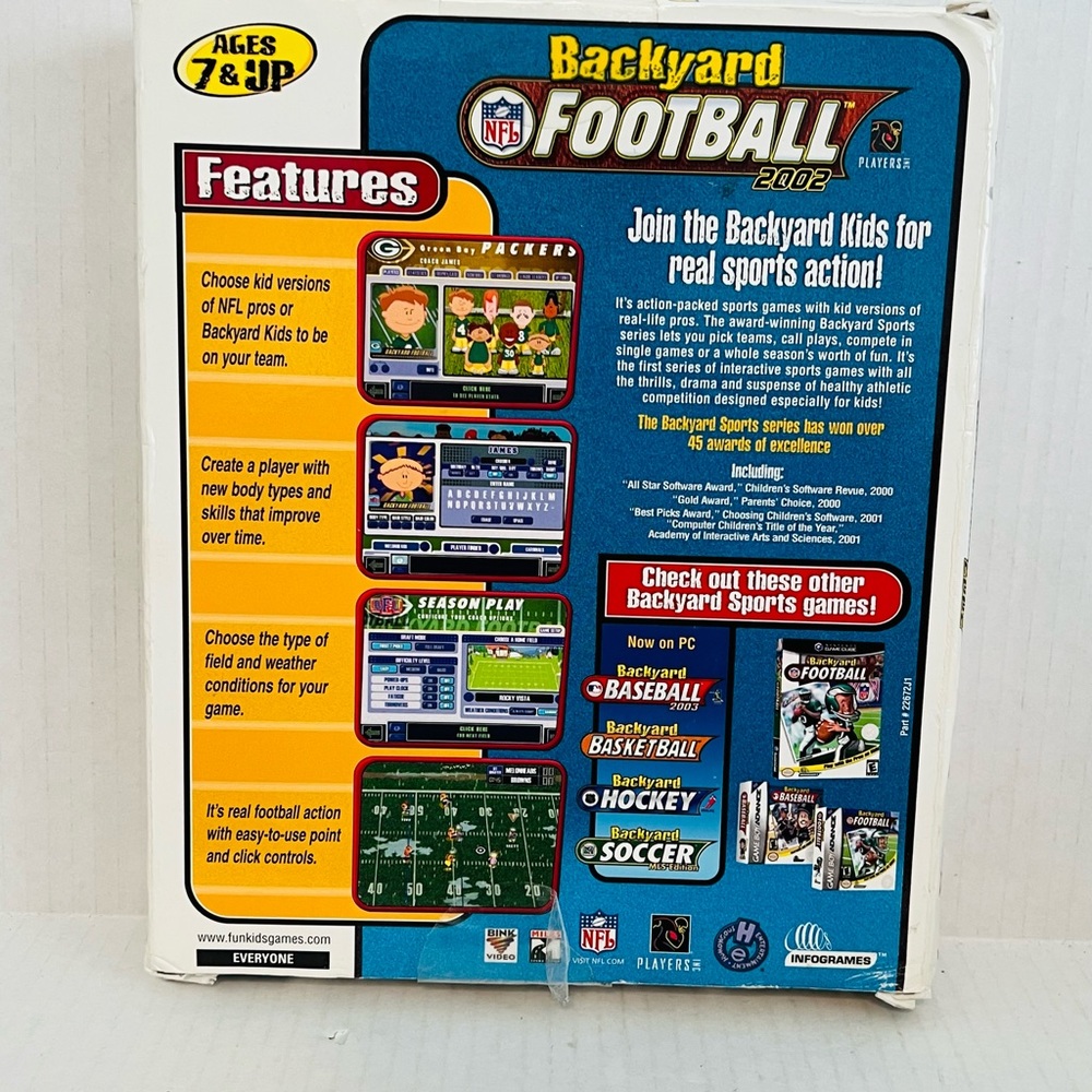 NFL Backyard Football 2002 Win/Mac CD ROM Computer Game - Picture 4 of 8